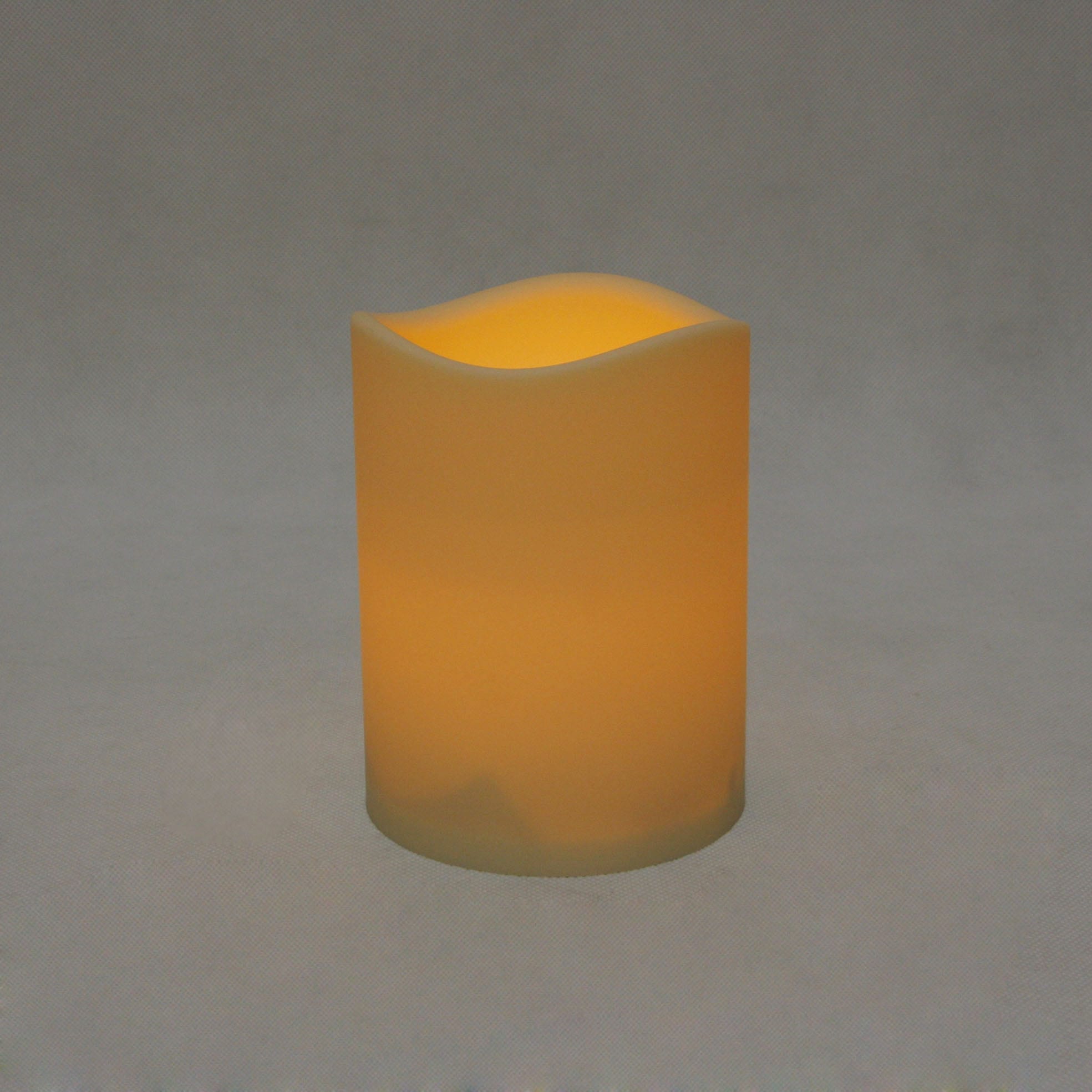 Battery Operated Candle Indoor with Amber LED