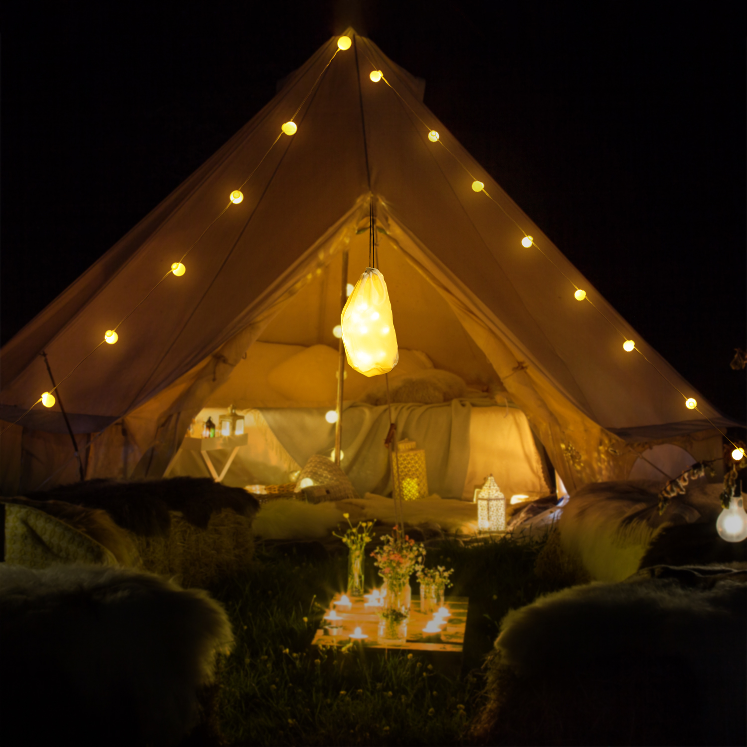 Camp Tent LED String Lights