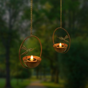 Wholesale Hanging Dragonfly Tea Light Holders With LED Tea Lights For Outdoor | ZHONGXIN