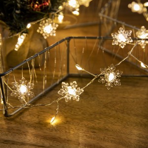Firecracker LED Fairy Lights Wholesale Snowflake Christmas Lights | ZHONGXIN
