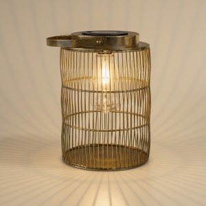Metal Wire Cylinder Solar Lantern Manufacturer and Wholesale | ZHONGXIN