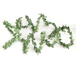 Lighted Miniature Leaf Garland with LED Lights Wholesale | ZHONGXIN