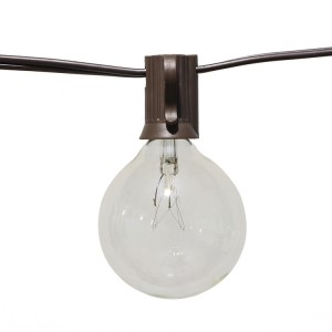 Wholesale Outdoor Patio Clear Globe String Lights 10 FT Waterproof Lights | ZHONGXIN