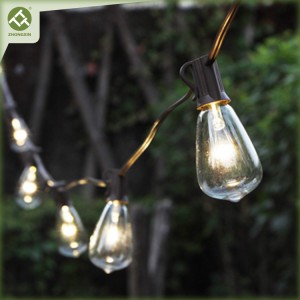 Wholesale String Lights Outdoor 10 Count ST38 Bulb String Light | ZHONGXIN
