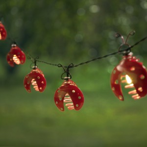 Solar Powered Ladybug String Lights Wholesale and Supply | ZHONGXIN