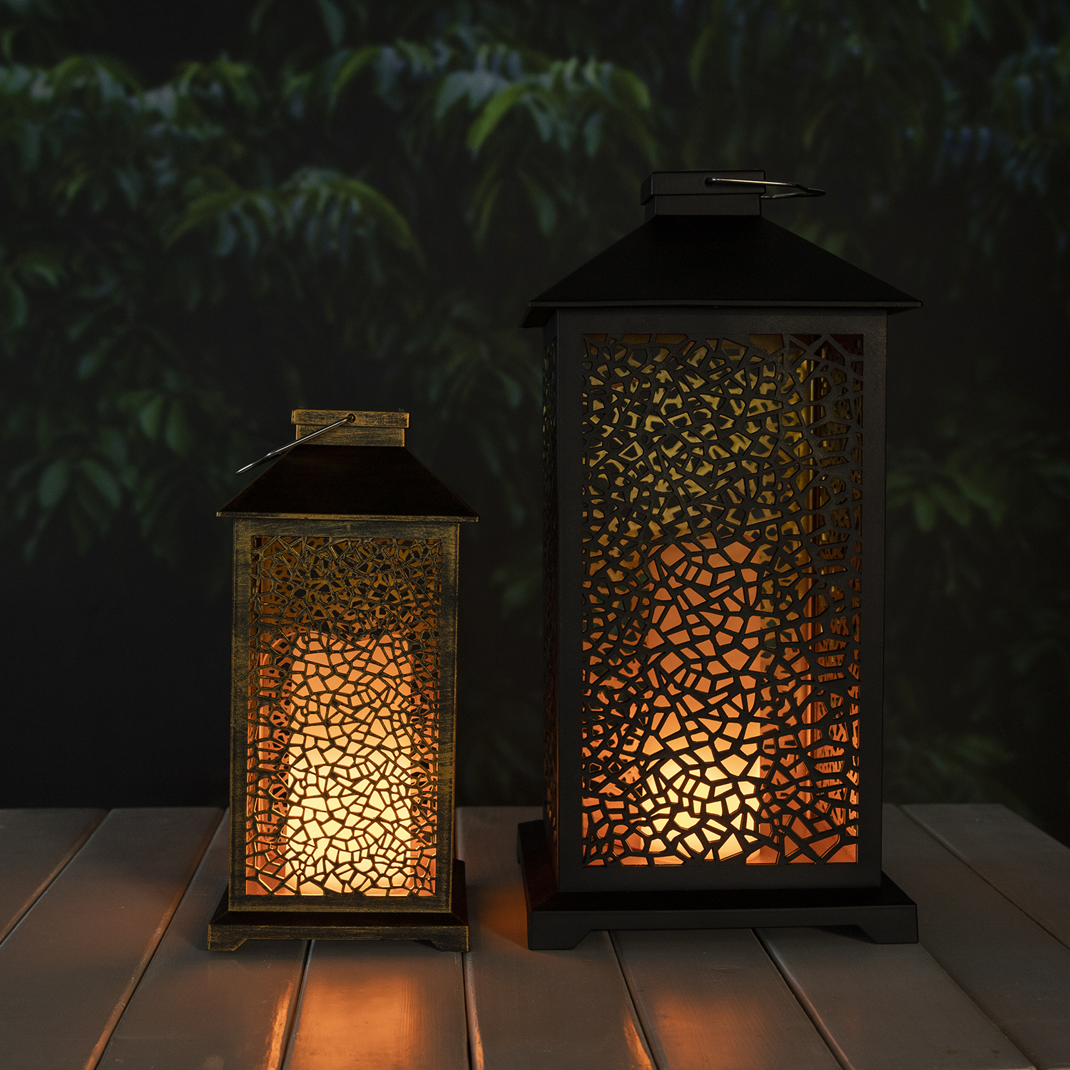 Lantern With Flameless Candle