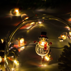 Wholesale Battery Operated Snowman LED String Lights | ZHONGXIN
