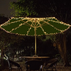 Solar Powered Patio Umbrella LED Lights Wholesale | ZHONGXIN