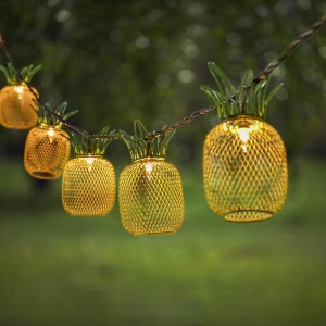 wire pineapple string lights